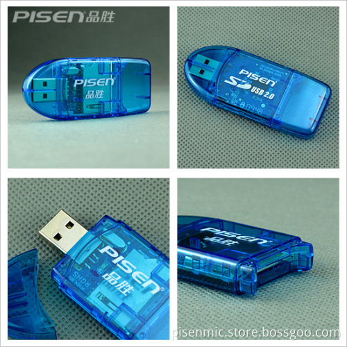 SD Card Reader (Blue Crystal)